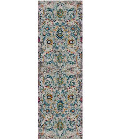 Amer Montana MON-7 Glaiza Ivory/Orange Rug 2 ft. 7 in. X 8 ft. Runner
