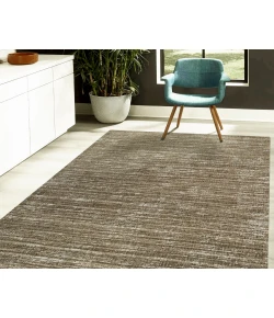 Amer Maryland Cecil Brown Striped Indoor/Outdoor Rug 108" x 144"