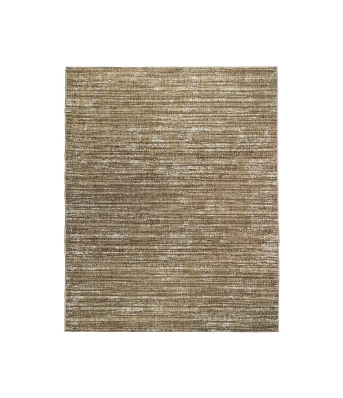Maryland Cecil Brown Striped Indoor/Outdoor Area Rug