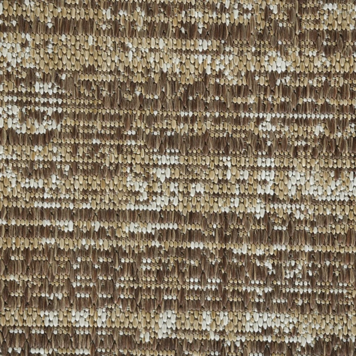 Maryland Cecil Brown Striped Indoor/Outdoor Area Rug