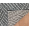 Amer Maryland Abbel Fossil Gray Geometric Indoor/Outdoor Rug 28" x 96"