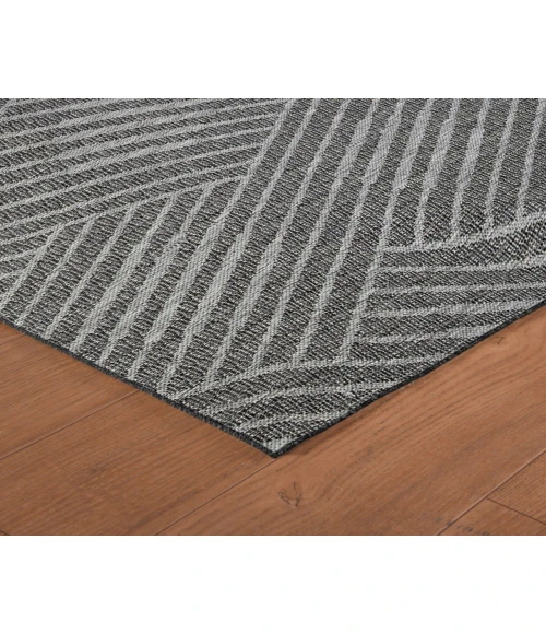 Maryland Abbel Fossil Gray Geometric Indoor/Outdoor Area Rug