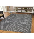 Maryland Abbel Fossil Gray Geometric Indoor/Outdoor Area Rug