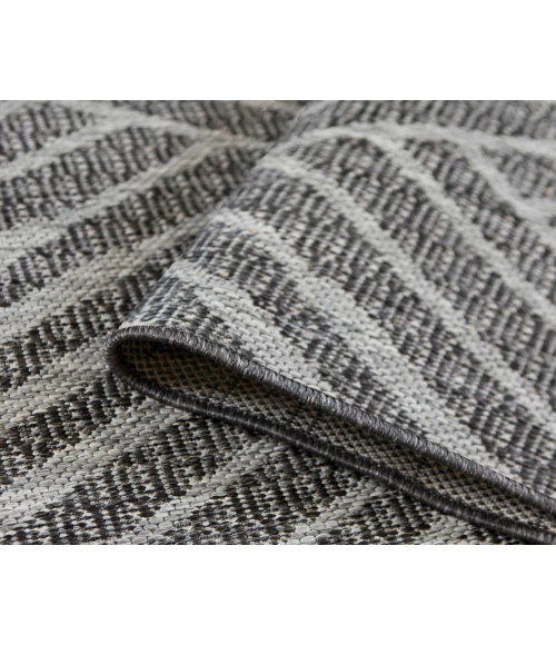 Maryland Abbel Fossil Gray Geometric Indoor/Outdoor Area Rug