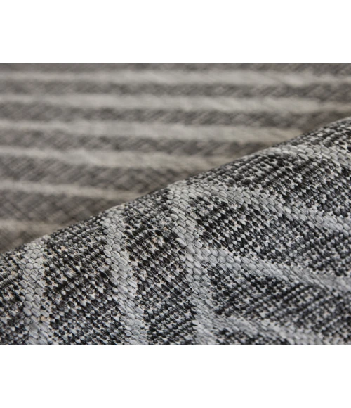 Maryland Abbel Fossil Gray Geometric Indoor/Outdoor Area Rug