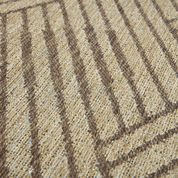 Maryland Abbel Beige Geometric Indoor/Outdoor Area Rug