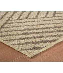 Amer Maryland Abbel Beige Geometric Indoor/Outdoor Rug 28" x 96"