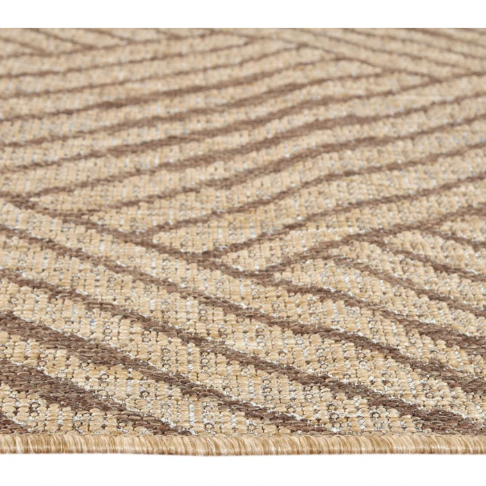 Maryland Abbel Beige Geometric Indoor/Outdoor Area Rug