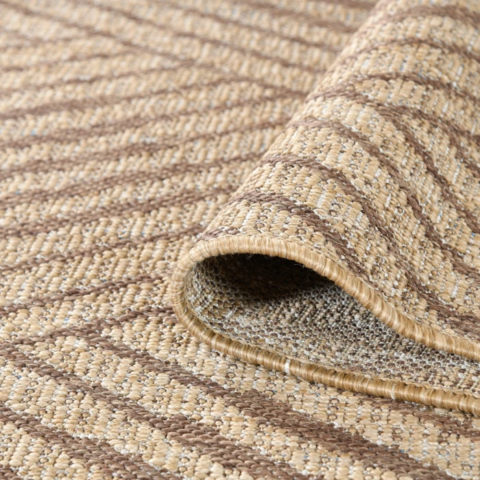 Maryland Abbel Beige Geometric Indoor/Outdoor Area Rug