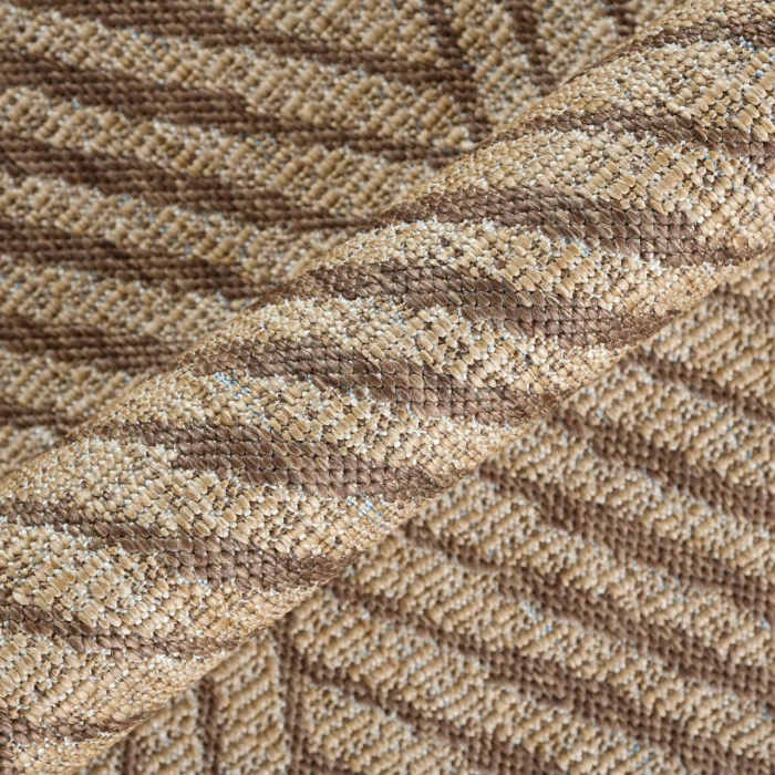 Maryland Abbel Beige Geometric Indoor/Outdoor Area Rug