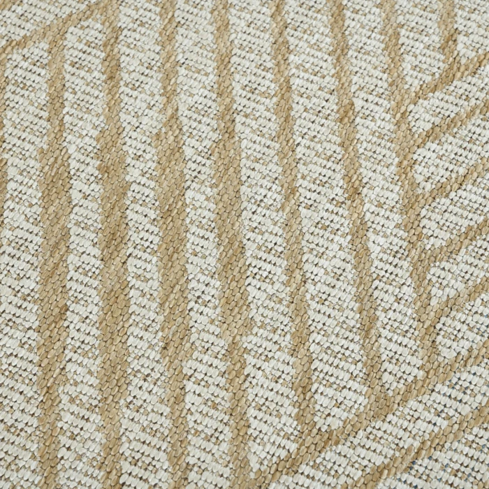 Maryland Abbel Champagne Geometric Indoor/Outdoor Area Rug