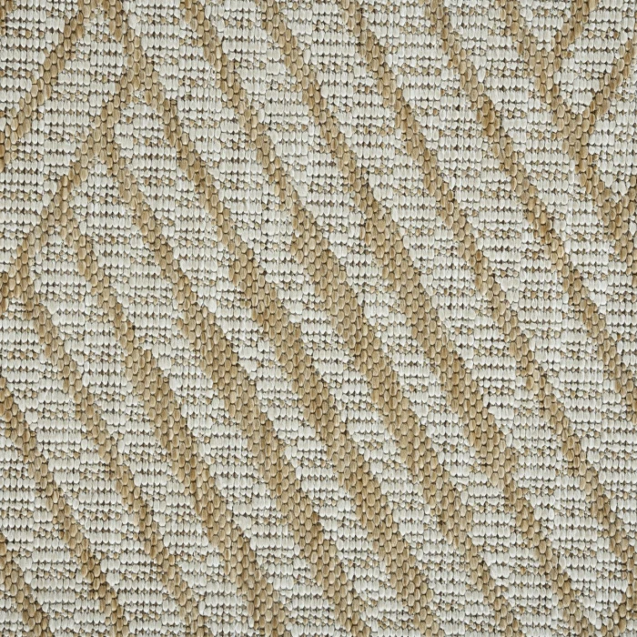 Maryland Abbel Champagne Geometric Indoor/Outdoor Area Rug