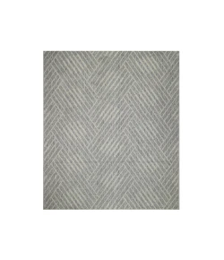 Amer Maryland Abbel Cream Geometric Indoor/Outdoor Rug 96" x 120"