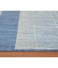 Maryland Blessy Blue Striped Indoor/Outdoor Area Rug