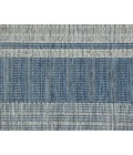 Maryland Blessy Blue Striped Indoor/Outdoor Area Rug