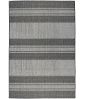 Maryland Blessy Silver Striped Indoor/Outdoor Area Rug