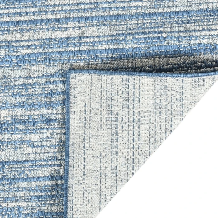 Maryland Cecil Blue Striped Indoor/Outdoor Area Rug