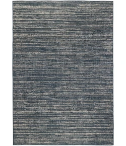 Amer Maryland Cecil Blue Striped Indoor/Outdoor Rug 96" x 120"