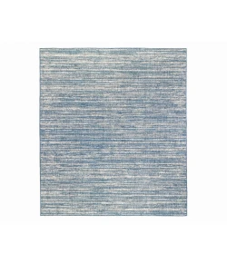 Amer Maryland Cecil Blue Striped Indoor/Outdoor Rug 78" x 118"