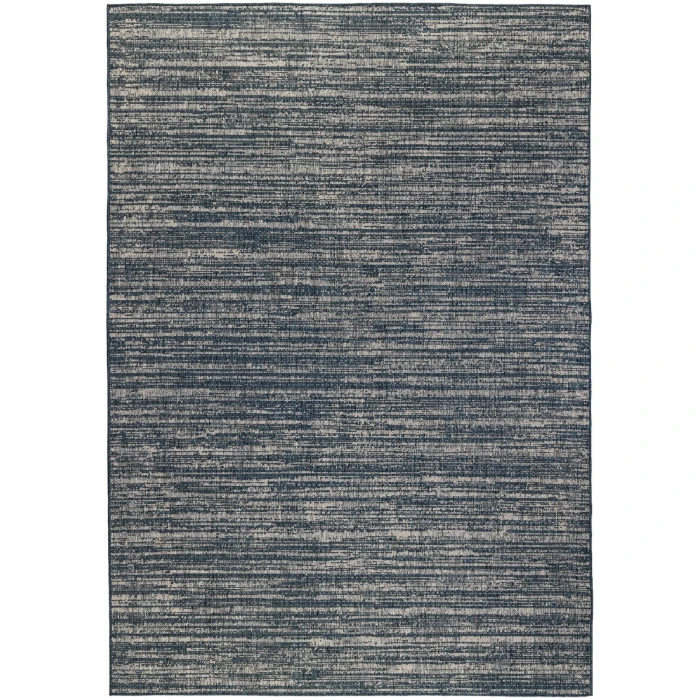Maryland Cecil Blue Striped Indoor/Outdoor Area Rug