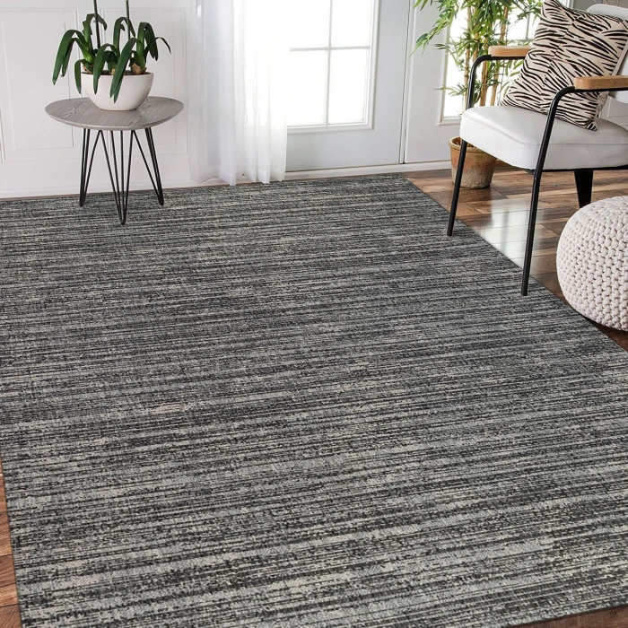 Maryland Cecil Iron Striped Indoor/Outdoor Area Rug