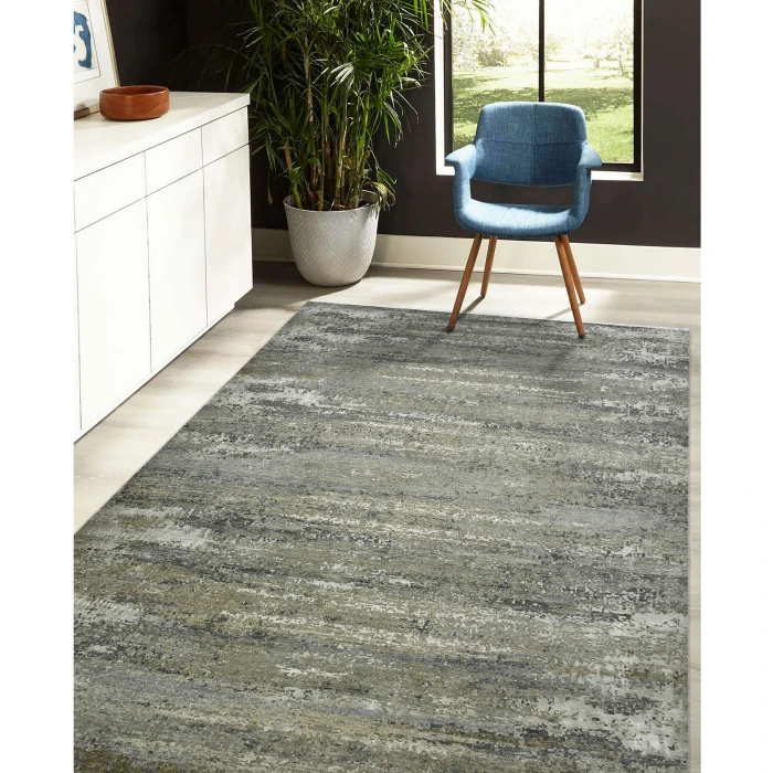 Amer Mystique Stone Blue MYS-12 9ft. x 12ft. Rect. Rug