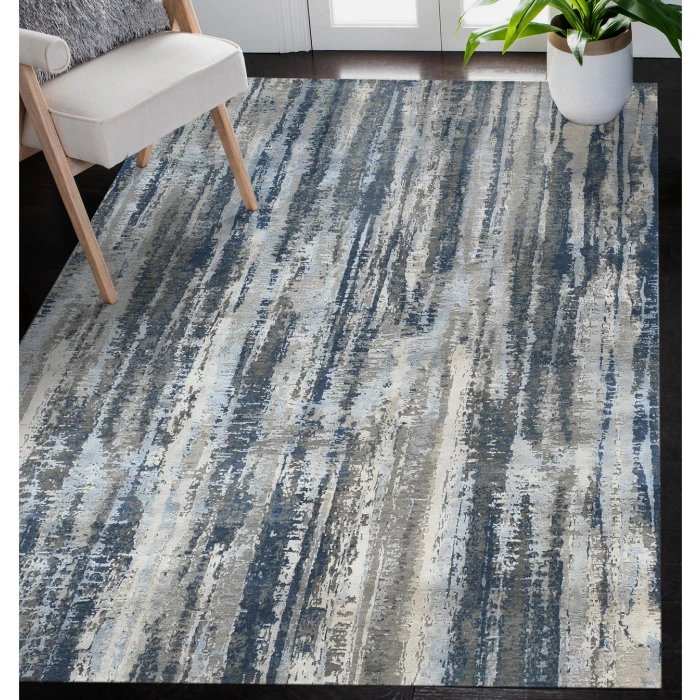 Amer Mystique Blue MYS-48 12ft. x 15ft. Rect. Rug