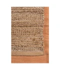 Amer Naturals Sinclair Brown Organic Jute/Cotton Flatweave Area Rug 5'x8'