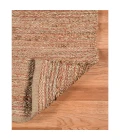 Amer Naturals Sinclair Orange Organic Jute/Cotton Flatweave Area Rug 8'x10'