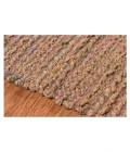 Amer Naturals Sinclair Pink Organic Jute/Cotton Flatweave Area Rug 3'x5'