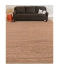 Amer Naturals Sinclair Pink Organic Jute/Cotton Flatweave Area Rug 3'x5'