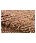 Amer Naturals Sinclair Pink Organic Jute/Cotton Flatweave Area Rug 3'x5'