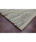 Amer Naturals Sinclair Dark Gray Organic Jute/Cotton Flatweave Area Rug 2'x3'