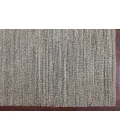 Amer Naturals Sinclair Dark Gray Organic Jute/Cotton Flatweave Area Rug 2'x3'