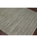 Amer Naturals Sinclair Dark Gray Organic Jute/Cotton Flatweave Area Rug 2'x3'