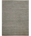 Amer Naturals Sinclair Dark Gray Organic Jute/Cotton Flatweave Area Rug 2'x3'