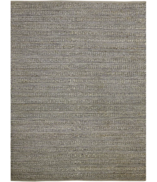 Amer Naturals Sinclair Dark Gray Organic Jute/Cotton Flatweave Area Rug 2'x3'
