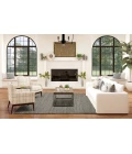 Amer Naturals Sinclair Dark Gray Organic Jute/Cotton Flatweave Area Rug 2'x3'