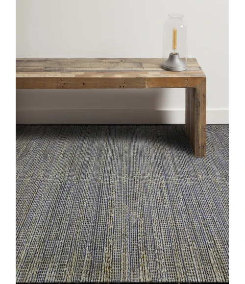 Amer Naturals Sinclair Navy Organic Jute/Cotton Flatweave Area Rug 8'x10'