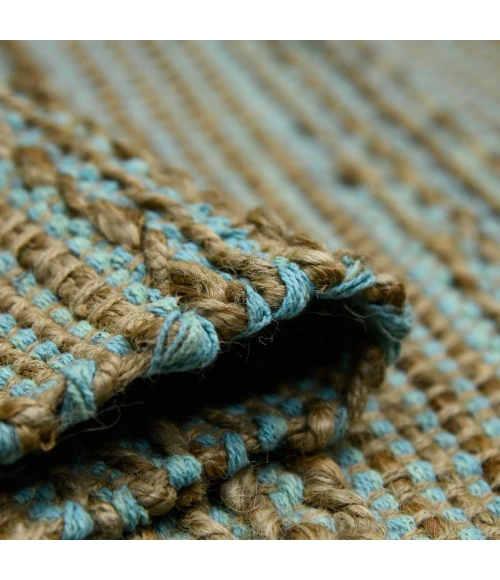 Amer Naturals Aqua NAT-5 8ft. x 10ft. Rect. Rug
