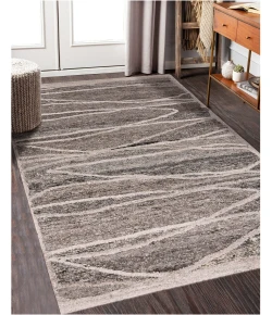 Amer Nimbus Beige Charcoal NIM-6 5ft. x 7ft.6in. Rect. Rug