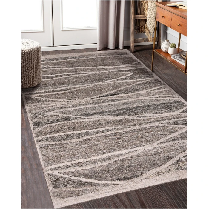 Amer Nimbus Beige Charcoal NIM-6 2ft. x 3ft. Rect. Rug