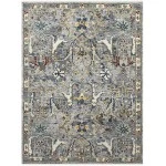 Amer Nuit Arabe Deep Silver NUI-74 8ft. x 10ft. Rect. Rug