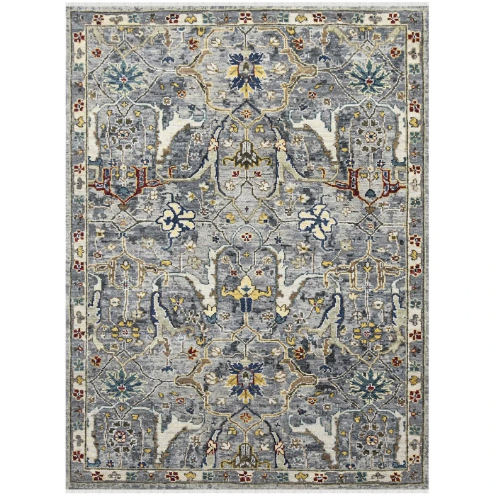 Amer Nuit Arabe Deep Silver NUI-74 9ft. x 12ft. Rect. Rug