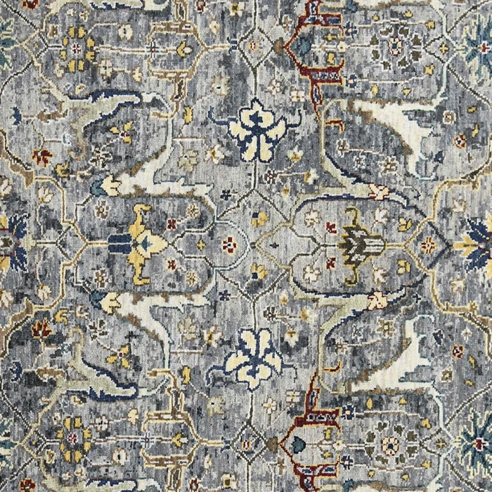 Amer Nuit Arabe Deep Silver NUI-74 9ft. x 12ft. Rect. Rug