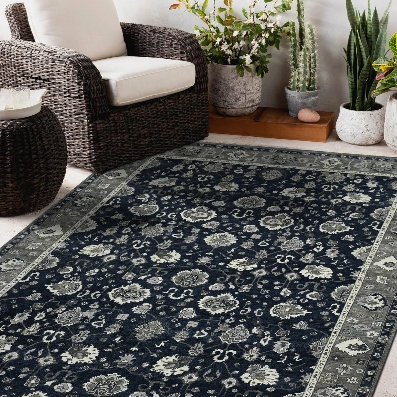 Amer Nuit Arabe Blue Sapphire NUI-20 10ft. x 14ft. Rect. Rug