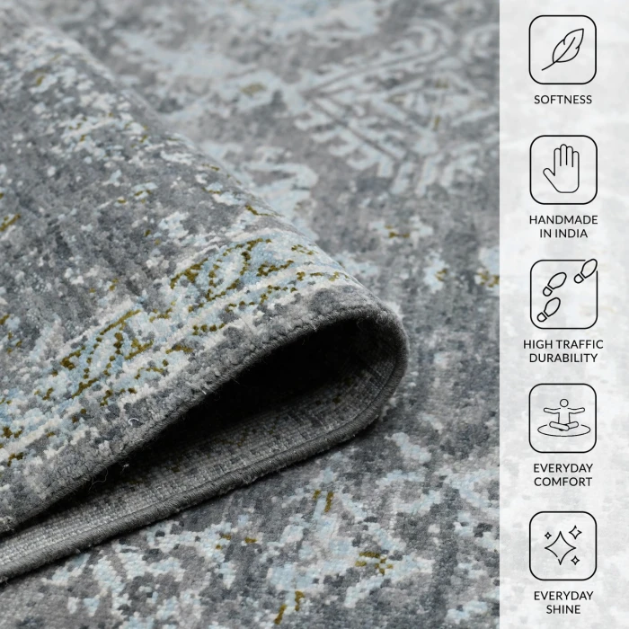 Amer Nuit Arabe Silver Sand NUI-22 10ft. x 14ft. Rect. Rug