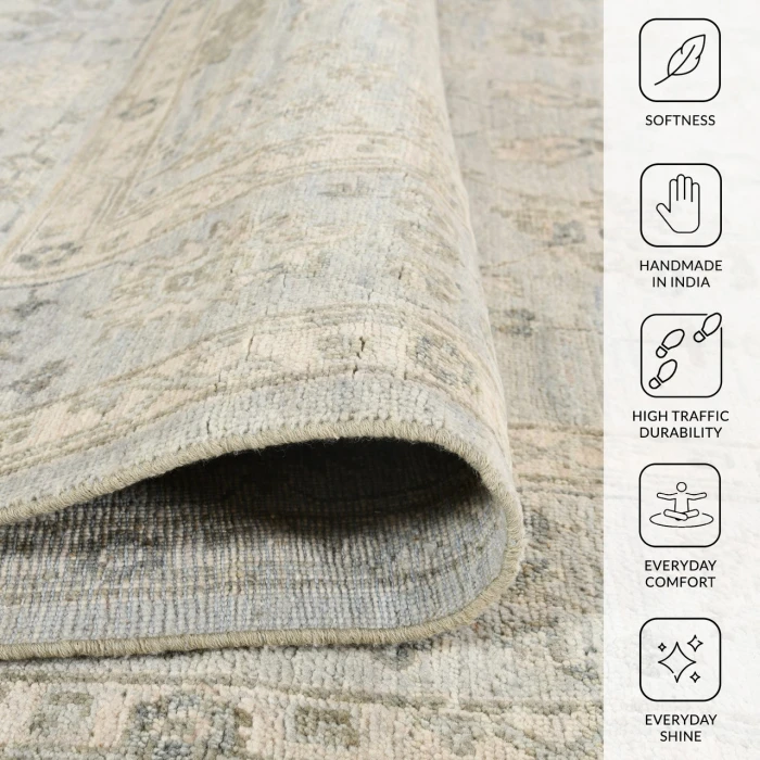 Amer Nuit Arabe Ice Blue NUI-6 8ft. x 10ft. Rect. Rug