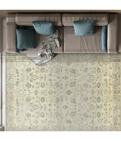 Amer Nuit Arabe Ice Blue NUI-6 10ft. x 14ft. Rect. Rug