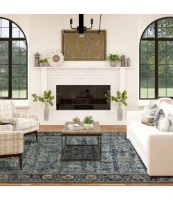 Amer Nuit Arabe Carolina/Indigo NUI-60 2ft. x 3ft. Rect. Rug
